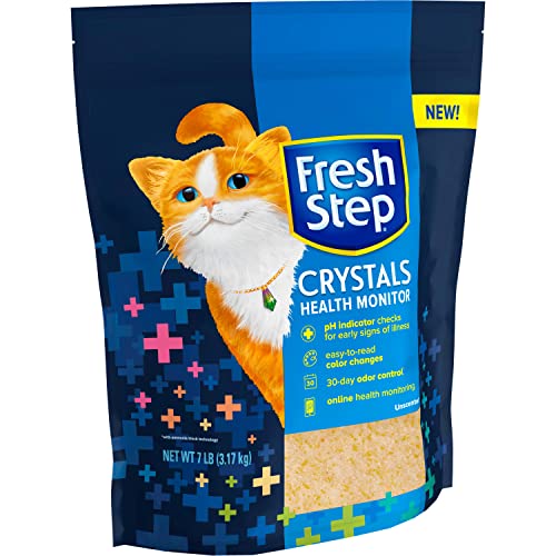 Fresh Step Crystals Health Monitoring Cat Litter, Unscented