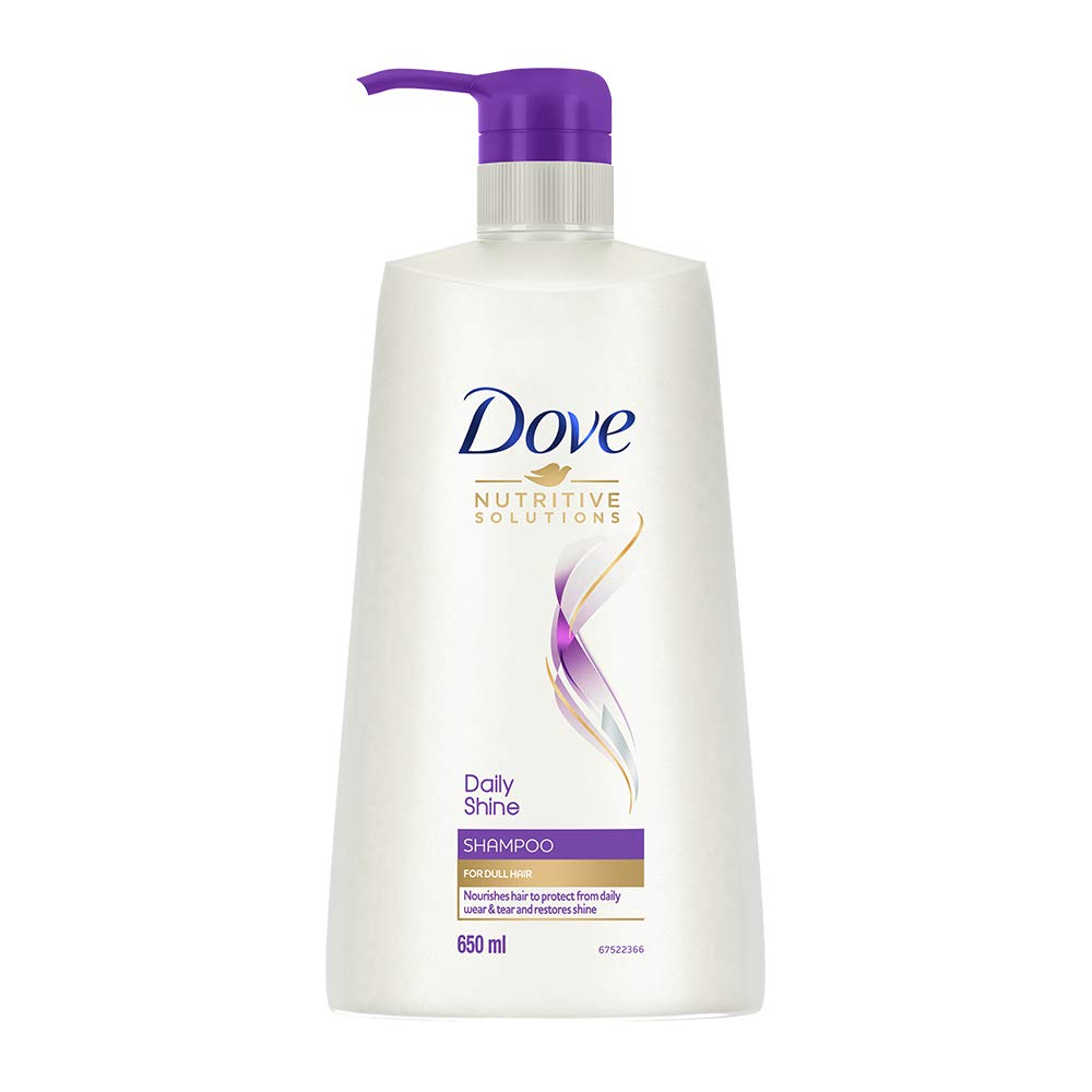 Dove Daily Shine Shampoo, 650ml Loot Deal shopping offers