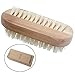Aisilk Wooden Hand & Nail Brush Cleaner Two-Sided Natural Bristle SPA