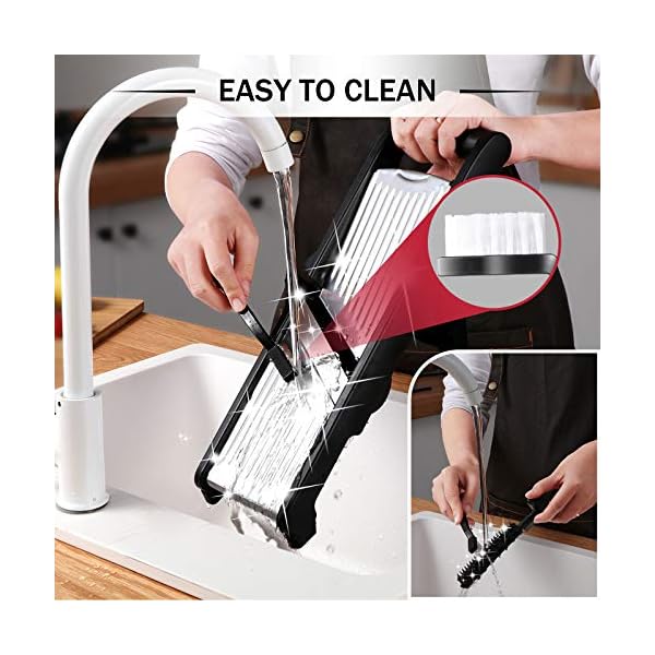 Masthome-Adjustable-Mandoline-Slicer-with-Cut-Proof-Gloves-Stainless-Steel-Food-Julienne-Slicer-for-Fruits-Potato-Tomato-Onion-Cheese-Salads Masthome Mandolin Slicer,3 in 1 Mandoline Vegetable Slicer and Chopper,Adjustable Kitchen Food Julienne Cutter for…