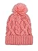 Arctic Paw Kids' Super Chunky Cable Knit Beanie, Pink