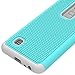 LG G Stylo 2 Case, LG Stylo 2 V Case, OEAGO [Drop Protection] [Shock Proof] - Hybrid Dual Layer Rubber Plastic Impact Defender Hard Case Cover Shell for LG Stylo 2 / LG Stylo 2 V/LG Stylus 2 - Teal
