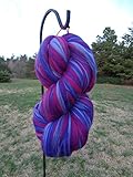 Shep's Wild Berry Merino Wool Top Roving Fiber Spinning, Felting Crafts USA (4oz)