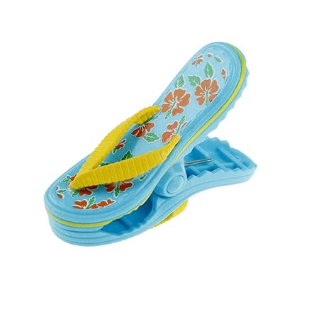 Outtybrave 1 Stück süße Kunst-Kunststoff Strandschuhe Handtuchclip Quilt Clip Sockenklammer