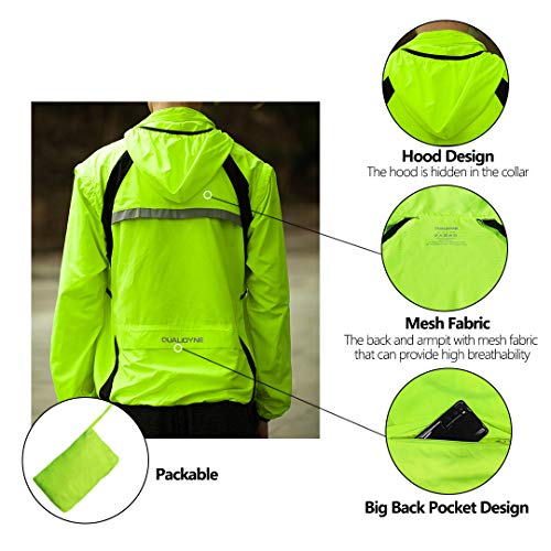 waterproof and windproof running jacket