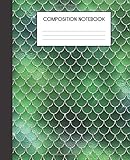 Composition Notebook: Faux Iridescent Mermaid Scales Glam College Ruled Notebook Lined School Journal