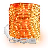 Brizled Orange Rope Lights, 18ft 216 LED Orange