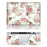 Flower Macbook Decals Stickers Macbook Top Decal Front Sticker Macbook Cover Skin for Apple Macbook