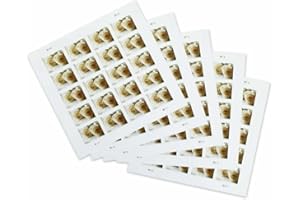 100 Wedding Roses Love Commemorative Forever Postage Book of 20 Self-Stick Stamps for USPS First Class Envelopes (5 Sheets of 20)