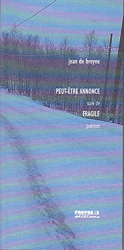 Peut-être annonce