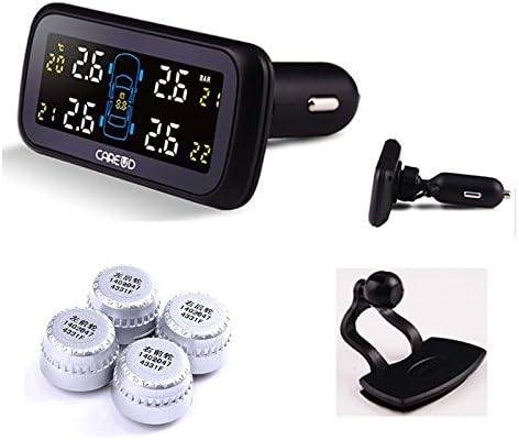AUTOADAS U903Z-W tyre pressure monitoring system with 4 external sensors,TPMS