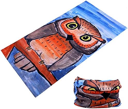 Wujia 2pcs Children Series Seamless Bandana Headband with Cartoon-Parttern Multifunction Headwear