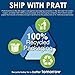 Pratt PRA0009 100PK 100% Recycled Corrugated Cardboard Box, 6