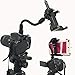 ChargerCity 360º Swivel DSLR Hot Shoe Flash Camera Mount for iPad mini Galaxy Tab Venue 6 7 8 inch Tablet *Use Both DSLR Camera & Selfie Record See Yourself simultaneously*