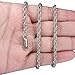 FIBO STEEL 4mm Stainless Steel Rope Chain Necklace for Men 16 inches Silver-tone