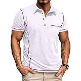 Men's Casual Polo Shirts Classic Short Sleeve