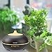 Ominihome Essential Oil Diffuser 300ml Cool Mist Humidifier Ultrasonic Aroma Diffuser, Waterless Auto Off, Wood Grain, Brightness Adujstable, Birthday Gift (Shallow Wood Grain)