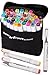 Pack of 40 Double Tip Colored Markers - Suitable For Kids And Adults - Ideal For Sketching and Coloring Ink - By Utopia Home