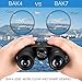 OMZER 10x42 Compact Binoculars for Adults - High Powered Binocular with BAK4 Prism FMC Lens - Large Eyepiece Hunting Binocular with Clear Low Light Vision for Bird Watching Hiking Camping Games