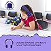 AILIHEN HD850 Kids Headphones Mic&Music Sharing Port, Volume Limited On-Ear Wired Headset Boys Girls Teens Children Toddler(Navy Blue)thumb 3