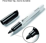 Volcanics Dry Erase Markers Whiteboard Pens Fine Tip Pack of 30 Black White view 6