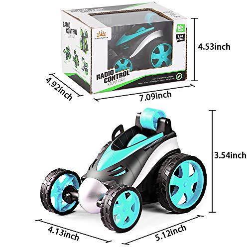 image for SUUKAA RC Stunt Car for Kids,Remote Control Car,360 Degree Flip,90 Der