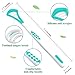 Soft Tongue Cleaner Fresh Breath - 3 Pack Bacteria Inhibiting Odorless Tongue Scraper with Ergonomic Design Non-slip Grip Carry Case Tongue Scraping Cleaner for Family Oral Care (3 pack)