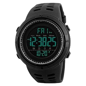 SKMEI Black Dial Black Digital Dial Men’s And Boy’s Watch