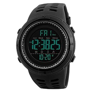 SKMEI Black Dial Black Digital Dial Men’s And Boy’s Watch