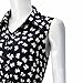 FAVOLOOK Women's Summer Casual Half Placket Sleeveless Shirt Dress with Belt