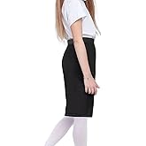 Gum & Berries Girls Long Skirt Pencil Childrens Formal School Uniform with Elasticated Waist