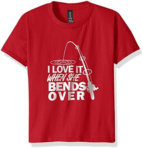I Love It When She Bends Over - Funny Fishing T-Shirt