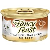 Purina Fancy Feast Gravy Wet Cat Food, Grilled Liver & Chicken Feast - (24) 3 oz. Cans