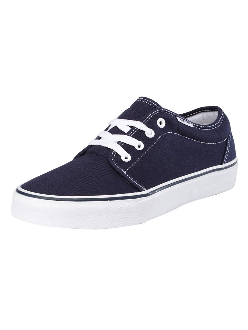 Vans Vulcanized, Unisex-Adults' Low-Top Trainers, Navy, 3 UK
