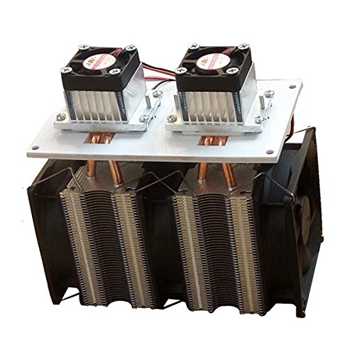 HITSAN Enhanced Version 12V 12A 144W DIY Double Head Electronic Semiconductor Refrigerator Radiator One Piece