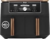 Ninja Foodi MAX Dual Zone Air Fryer Copper/Black 9.5L 6-in-1 AF400UKCP
