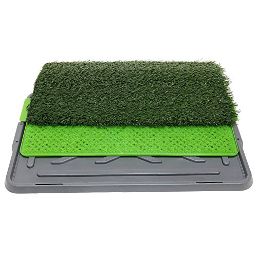 Synturfmats Indoor Pet Potty Pad, 3 Layers Dog Toielt Training Mat 17"x27"