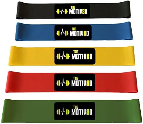 Resistance Loop Bands For Exercise - Celeb Training Videos and Workout Included