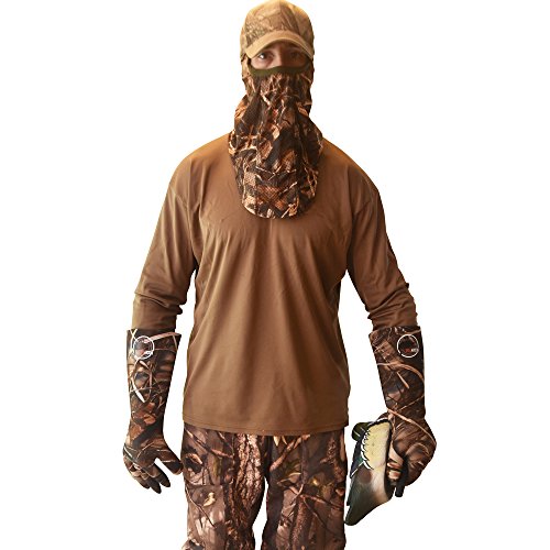 DecoyPro Decoy Gloves Elbow Length Duck Hunting Camo Gloves