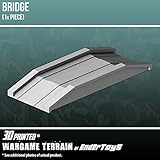 Bridge, Terrain Scenery for Tabletop 28mm Miniatures Wargame, 3D Printed and Paintable, EnderToys