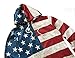 OQC Unisex USA American Flag Print 4th of July Patriotic Long Sleeve Pockets Slim Pullover Hoodie Sweatshirt
