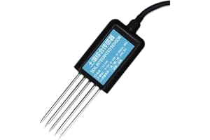 Gorilley 7 in 1 RS485 Soil Temperature Humidity Sensor PH Conductivity Nutrient Salt Nitrogen Phosphorus Potassium Transmitte