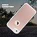 ULAK iPhone SE Case Rose Gold,iPhone 5S Case,iPhone 5 Case, Hybrid Shockproof Hard PC+Soft Silicone Anti-Slip Durable Dust Scratch Protective Cover for Apple iPhone SE/5S/5,Rose Gold