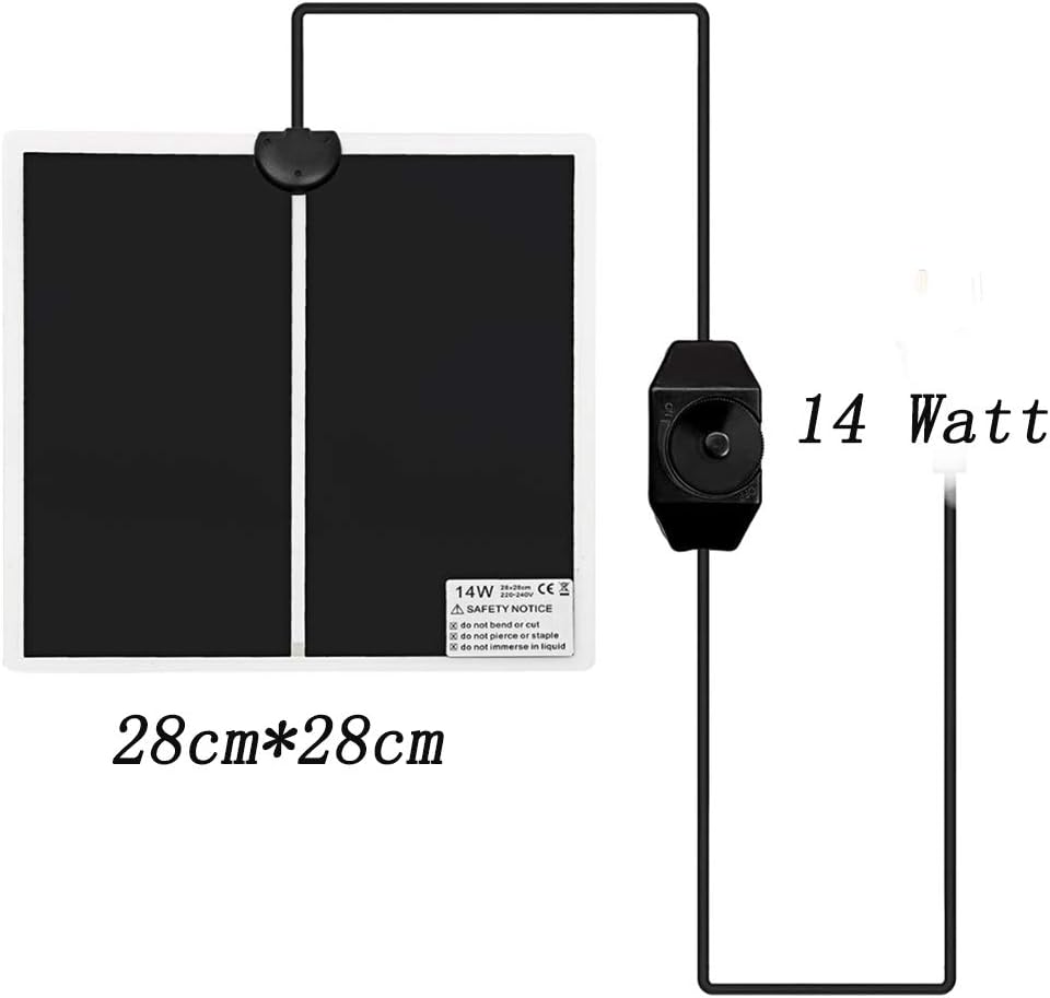 Lucky Farm 14W Reptile Vivarium Heat Mats Pets Heating Pad for for