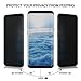 OZOP E-COMMERCE 3D Galaxy S8 Screen Protector Privacy Anti-spy Tempered Glass Screen Film 9H Hardness Anti-Scratch Anti-Peep Shield for Samsung Galaxy S8, Easy Install Bubble Free (Transparent)