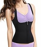 Neoprene Vest Women Shaper Make You Sweat Like Crazy Wear Your Own Bra (2XL, BLACK)