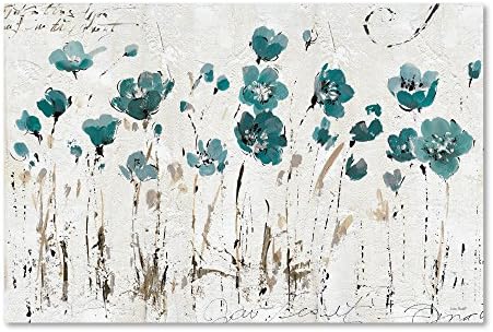 Trademark Fine Art Abstract Balance VI Blue Wall Decor by Lisa Audit, 22" x 32"