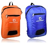 Xtreme-Unlimited Ultra Lightweight Foldable Backpack (2-Pack) | Durable & Compact Travel Bag For Hiking, Cycling & Camping | Heavy Duty Zipper & Spacious Compartment | Comfortable & Packable Daypacks
