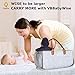 VBBabyWise Baby Diaper Caddy Organizer - Extra-Large 17x12x9 inch Portable Nursery Essential Storage Bin for Home or Traveling or Newborn Baby Shower Gift with Diaper Changing Pad bonus
