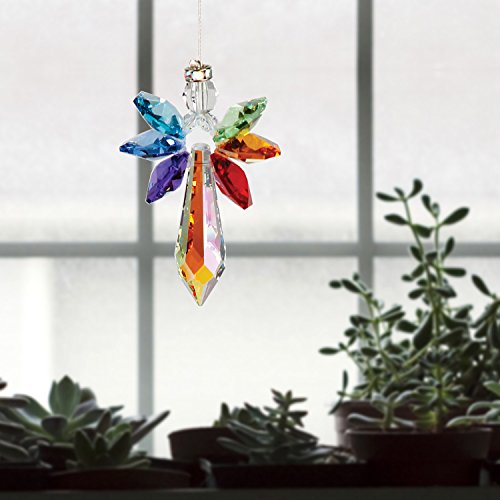Woodstock Large Chakra Crystal Guardian Angel- Rainbow Maker Collection